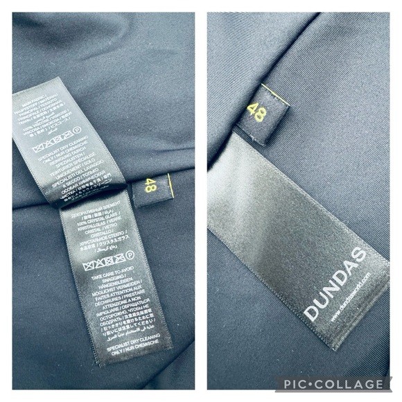 Dundas Coco Royal Gown in Black detachable embellished bra black - Picture 14 of 17